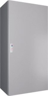 RITTAL AX WANDKAST 1 DEUR 600X1200X400 MM BXHXD PLAATSTAAL MET MONTAGE-EN WARTELPLAAT ONDER 3-P SLUITSYSTEEM (DUBBELBAARD)  1261000