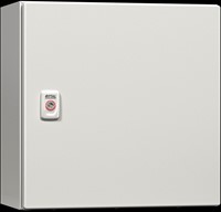 RITTAL AX WANDKAST 1 DEUR 600X1200X400 MM BXHXD PLAATSTAAL MET MONTAGE-EN WARTELPLAAT ONDER 3-P SLUITSYSTEEM (DUBBELBAARD)  1261000-3
