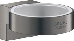 GROHE SELECTION WANDHOUDER 56MM HARD GRAPHITE GEBORSTELD (VOOR SELECTION ZEEPDISPENSER (41 028) OF SELECTION GLAS (41 029 000)) 41027AL0