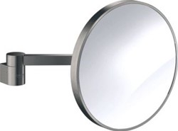 GROHE SELECTION MAKE-UP / SCHEERSPIEGEL 7X VERGROOT METAAL/GLAS HARD GRAPHITE GEBORSTELD 41077AL0