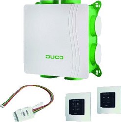 DUCO WOONHUISVENTILATOR DUCOBOX SILENT ENERGIE-EFFICIENTIEKLASSE B 0000-4641