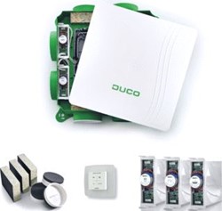 DUCO WOONHUISVENTILATOR DUCOBOX FOCUS ENERGIE-EFFICIENTIEKLASSE B 0000-4642