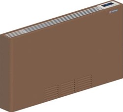 DRL LUCCA VNT 8000 WANDCONVECTOR H=588 MM L=1294 MM AANSLUITING LINKS CORTEN BROWN 6335 WATT 397048