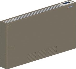 DRL LUCCA VNT 6000 WANDCONVECTOR H=588 MM L=1094 MM AANSLUITING LINKS QUARTZ DUST 4629 WATT 397056