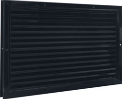 NEDCO DEURROOSTER ALUMINIUM 545 X 345 MM ZWART