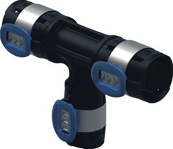 GEBERIT FLOWFIT VERLOOP T-STUK 75-50-75MM 620.137.00.1