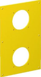 OBO AFDEKPLAAT VOOR 2X WCD 38X38 160X105X3MM PVC KOOLZAADGEEL 1021