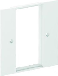 OBO AFDEKPLAAT 2-VOUDIG MODULE 45 95X95MM PA ZUIVER WIT 9010