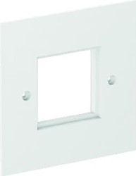 OBO AFDEKPLAAT 1-VOUDIG MODULE 45 95X95MM PA ZUIVER WIT 9010