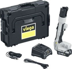 VIEGA PRESSGUN 6 PERSMACHINE MET ACCU 18V/2,5AH + ACCULADER 790851