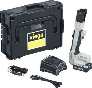 VIEGA PRESSGUN 6 PERSMACHINE MET ACCU 18V/2,5AH + ACCULADER 790851