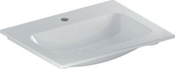 GEBERIT ICON WASTAFEL KRAANGAT MIDDEN ZONDER OVERLOOP HXBXD 130X600X480MM WIT 501.843.00.1