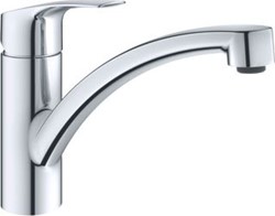 GROHE EUROSMART KEUKENMENGKRAAN MET LAGE UITLOOP SUPERSTEEL 30260003