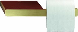 GEESA SHIFT TOILETROLHOUDER ZONDER KLEP MET PLANCHET GOUD GEBORSTELD 919924-07