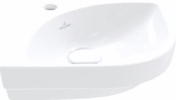 VILLEROY & BOCH SUBWAY 3.0 HOEKFONTEIN KWARTROND VOOR 1-GAT ARMATUUR KRAANGAT DOORGESTOKEN ZONDER OVERLOOP. ALPIN WIT 43714601