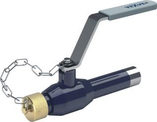UBEL KOGELAFSLUITER RECHT NOMINALE DIAMETER AANSL 1 DN 15 NOMINALE DIAMETER AANSL 2 DN 15 101015/G