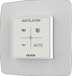 DUCO RUIMTEHYGROSTAAT HELDER WIT (HXBXD) 69X69X61MM 0000-4606