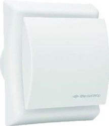 ITHO DAALDEROP TYPE BTV-N201 T BADKAMER-EN TOILET VENTILATOR WIT MET INSTELBARE TIMER 75 M3/H 230V 11,7W LICHTNET IPX4