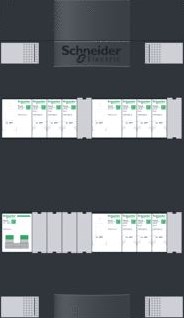 SCHNEIDER ELECTRIC 9-GROEPENKAST 1-FASCHNEIDER ELECTRIC HOOFDSCHAKELAAR MET 3 AARDLEKSCHAKELAARS (3/3/3) ADV1B309A