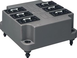 ABB DEKSEL 3640 MET WINSTA CONNECTOR 6X3-P + AANSLUITDRADEN GERECYCLED KUN 1SPA007131F9230