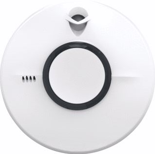 FIREANGEL OPTISCHE ROOKMELDER VASTE 3 VOLT PANASONIC LITHIUMBATTERIJ MET PAUZE KNOP ST-622-DET
