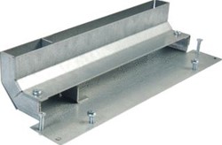 OCS VIA STIJGSTUK VLOERGOOT AFMETING (HXB): 1825X350MM STAAL VERZINKT 2 COMPARTIMENTEN GESCHIKT VOOR VERZONKEN GESLOTEN VLOERGOOT