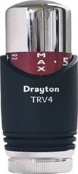 DRL DRAYTON THERMOSTAATKOP M30 X 1,5 MM CHROOM MAT ZWART 550141