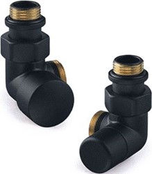 DRL OVUS DESIGNKRAAN EN VOETVENTIEL 1/2 HAAKS RECHTS MAT ZWART 550114