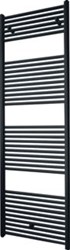 DRL LISA RECHT BADKAMERRADIATOR L=600 MM H=1211 MM ZWART 627 WATT MAT ZWART 173260