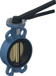 UBEL VLINDERKLEPAFSLUITER DRUKTRAP KL FLENS PN 10/16 AANSL WAFER