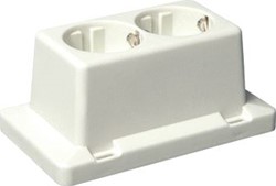 ABB DEKSEL 3611 MET 2-VOUDIGE WCD GERECYCLED KUNSTSTOF 1SPA007160F9200