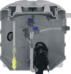 SANIBROYEUR SANIFOS 610 2 GROEPS OPVOERINSTALLATIE MET VERMAALSYSTEEM SANIFOS6102GRSPS