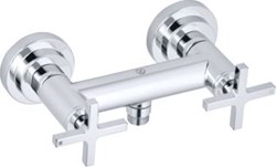 KLUDI NOVA FONTE CLASSIC DOUCHEKRAAN ZONDER OMSTEL MET. KOPPELINGEN HOH=15CM CHROOM 207100520