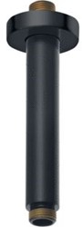 KLUDI A-QA DOUCHEARM PLAFONDMONTAGE 1/2X15CM MAT ZWART 665153900