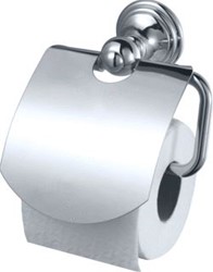 HACEKA ALLURE TOILETROLHOUDER MET KLEP CHROOM 1208586