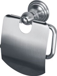 HACEKA ALLURE TOILETROLHOUDER MET KLEP GEBORSTELD RVS 120863 1208630