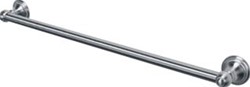 HACEKA ALLURE ENKELE HANDDOEKHOUDER GEBORSTELD RVS 62CM 1208 1208452