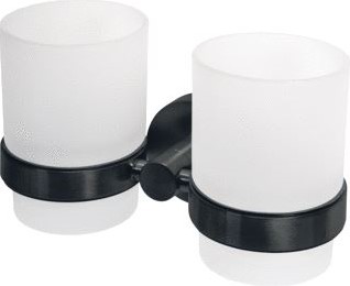 HACEKA KOSMOS DUBBELE BEKERHOUDER 16,1X7,5X9,6 CM GRAFIET 1208734