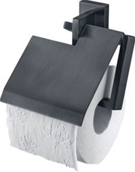 HACEKA EDGE TOILETROLHOUDER MET KLEP GRAFIET 1208801