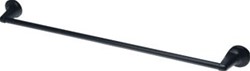 HACEKA ASPEN ENKELE HANDDOEKHOUDER ZWART 69CM 1209519