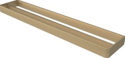 HACEKA ALINE DUBBELE HANDDOEKHOUDER GOUD ALUMINIUM 60CM 1208 1208684