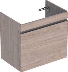 GEBERIT RENOVA PLAN WASTAFELONDERKAST 1 LADE 68.2X44.6X60.6CM NOTEN HICKORY LICHT 501908001