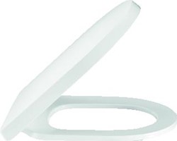 PRESSALIT COMFORT D2 CLOSETZITTING MET DEKSEL UNI 500 X 400 X 368MM MET SOFT CLOSE POLYGIENE WIT 1084011DK4999