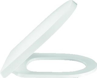 PRESSALIT COMFORT D2 CLOSETZITTING MET DEKSEL UNI 500 X 400 X 368MM MET SOFT CLOSE POLYGIENE WIT 1084011DK4999