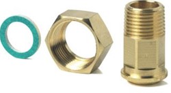 SIEMENS MOUNTING KIT 3/4 FOR DRINKING WATER APPLICATIONS CONTAINING: 2X INSERTS G 3/4 X R 1/2 2X GASKETS S55563-F151