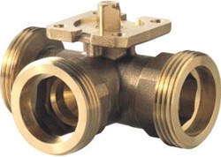 SIEMENS VBG60.20-8L 3-WEG CHANGEOVER KOGELKRAAN BUITENDRAAD PN40 DN20 KVS 8 S55230-V202