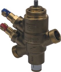 SIEMENS VQP46.25F1.8Q COMBI NAREGELAFSLUITER BUITENDRAAD PN25 DN25 620...1800 L/H MET MEETNIPPELS OPEN/DICHT FUNCTIE S55264-V149