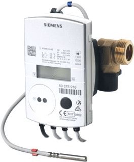 SIEMENS WSN625-BE ULTRASONE WARMTE/KOELING ENERGIEMETER UH30 2,5 M3/H 5.2X45 MM G 1 LEVENSDUUR VAN DE BATTERIJ 11 JAAR M-BUS S55561-F268