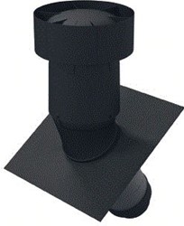 UBBINK WTW VENTUS DAKDOORVOER 15-55Â° 180/200 ZWART 0169880