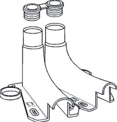 PENTEC ABS VLOERBOCHT MET AFDEKSTOP VOOR 14 MM CV BUIS. 1850-0-30-01